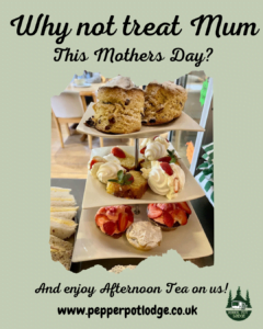 Why not treat Mum this Mothers Day to a 2 night stay including Afternoon Tea at the Watermill cafe? 


